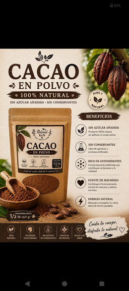 Cacao en polvo