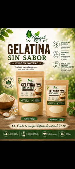 Gelatina Sin Sabor 