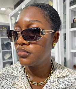 Glitz Tortoiseshell Oversized Square Sunglasses