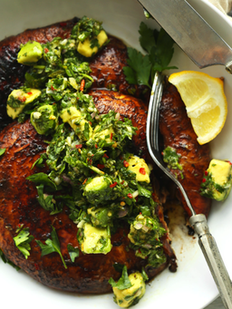 Grilled Mushroom Chimichurri [mon]