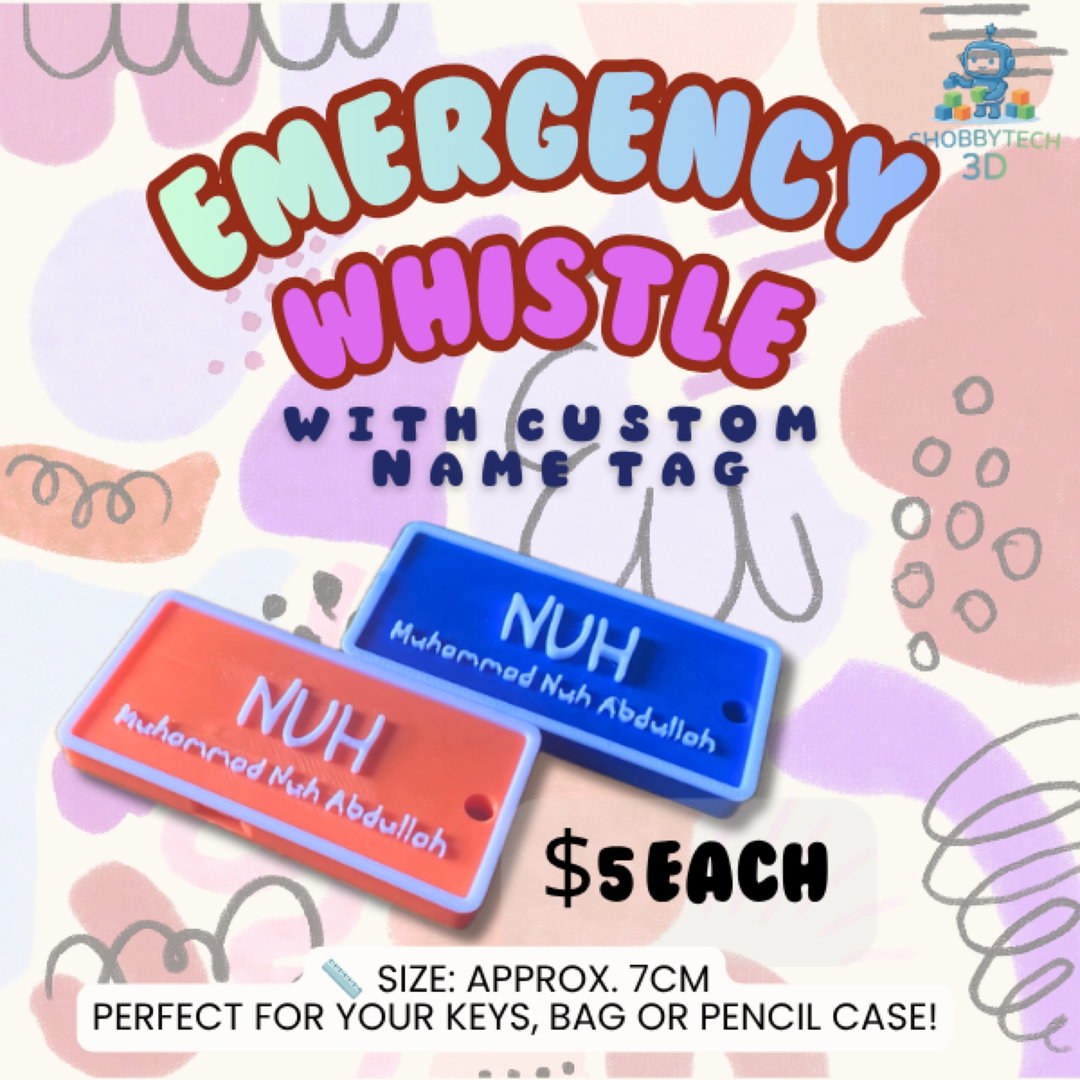 Personalized Emergency Whistle