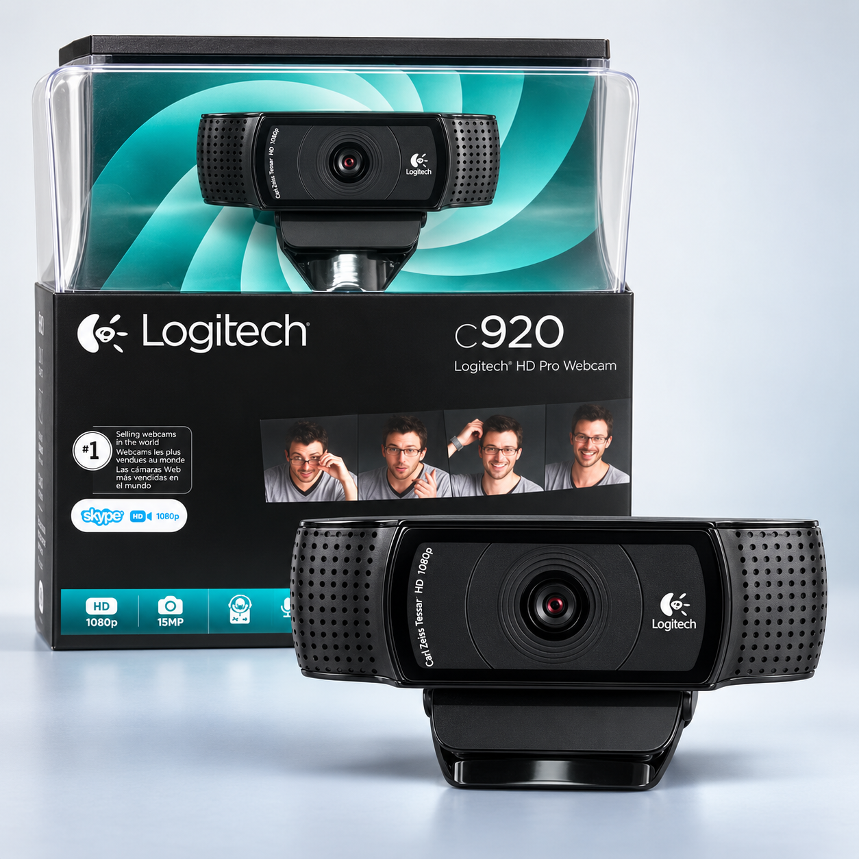 Webcam Logitech C920 – avec emballage