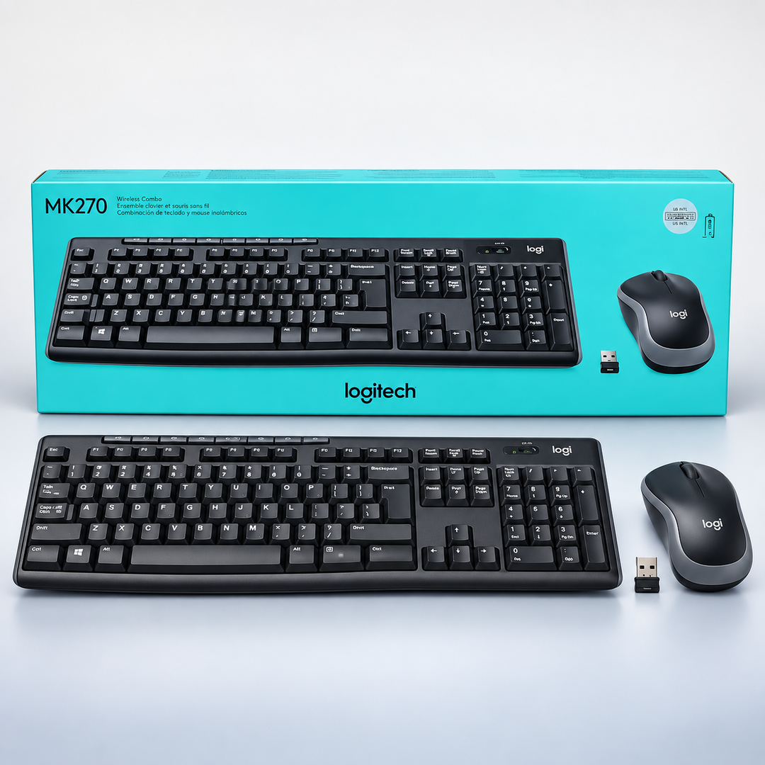 Clavier +souri sans fil Logitech MK270