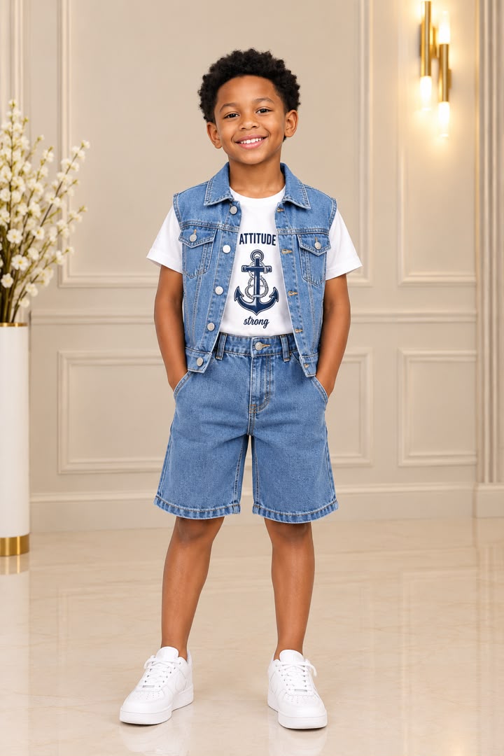 Ensemble culotte jacket garçon_0