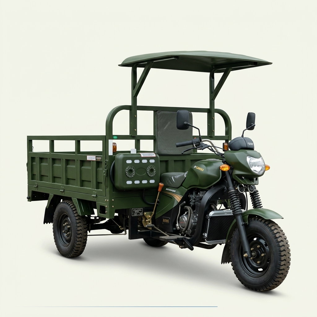 Triporteur cargo verte 