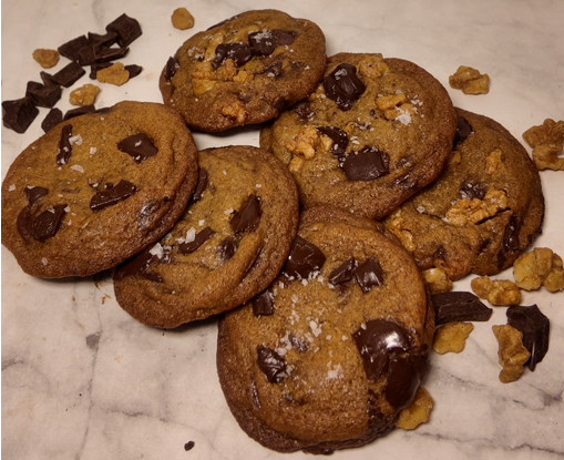 Browned Butter Chocolate Chunk Cookies
