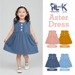 DRESS ANAK ASTER