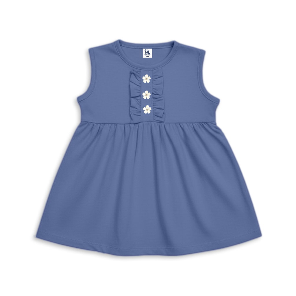 DRESS ANAK ASTER ROYAL BLUE