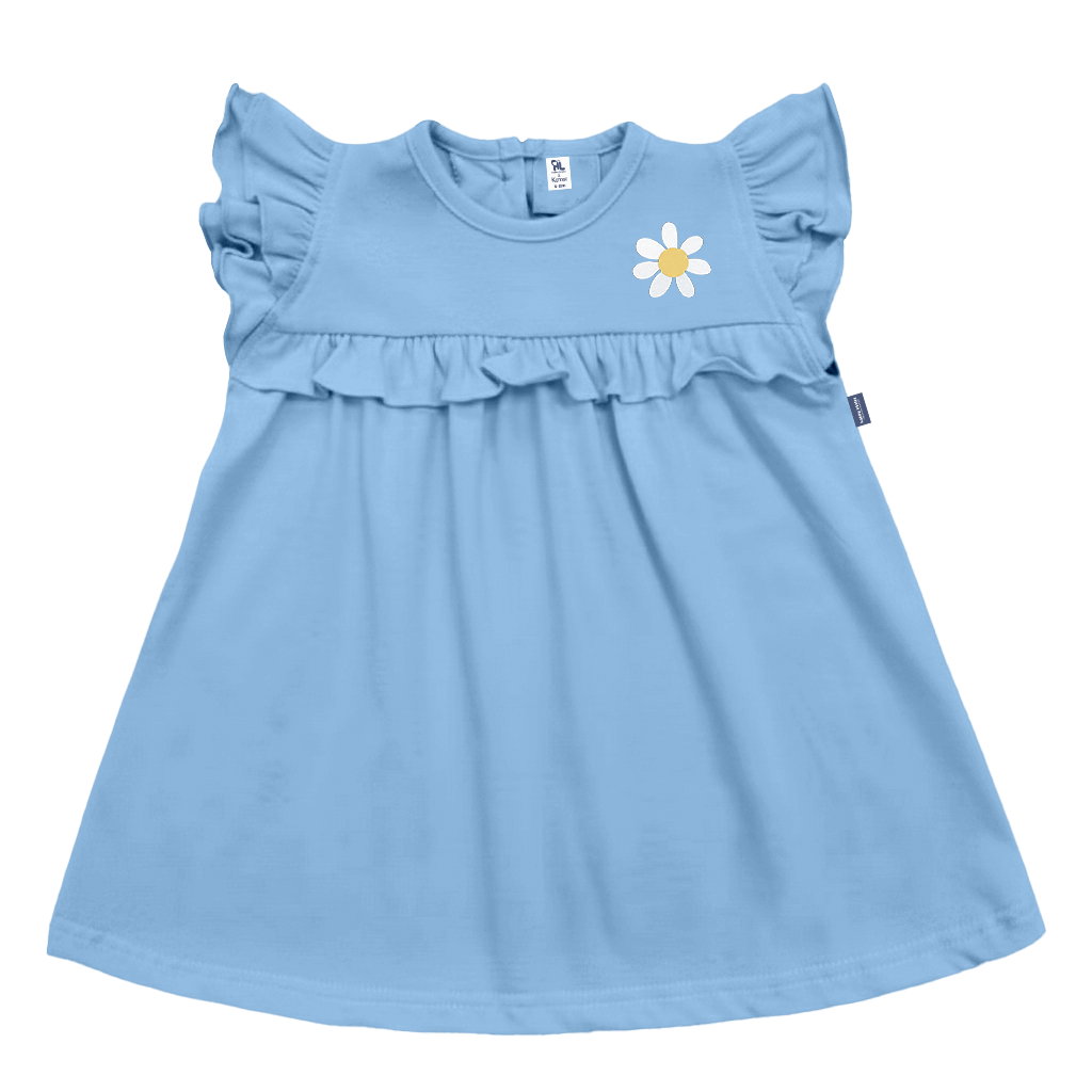 DRESS ANAK BLOSSOM BABY BLUE