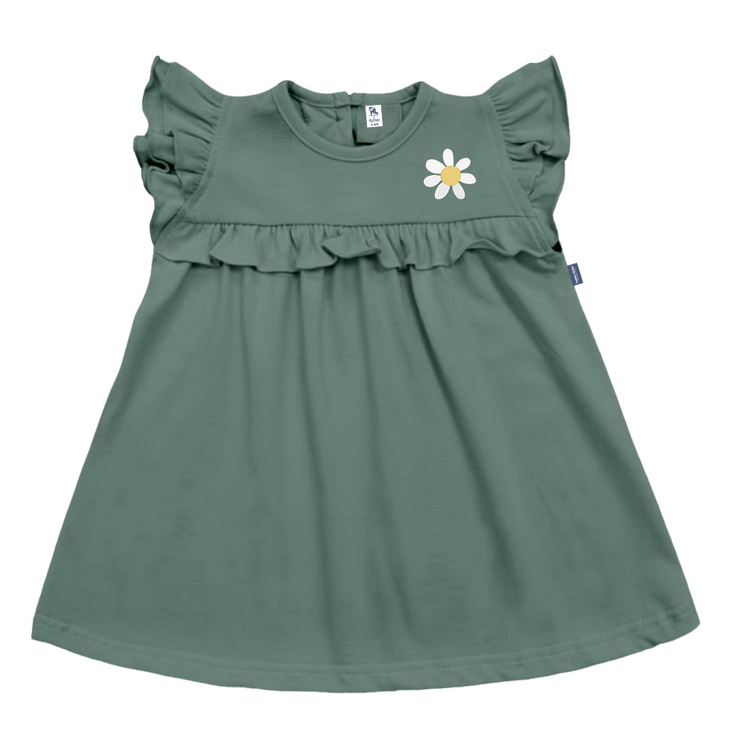 DRESS ANAK BLOSSOM GREEN BREAK