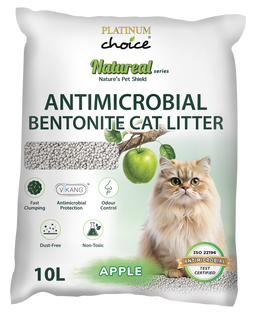 Platinum Choice Natureal Antimicrobial Bentonite Cat Litter 10L Range