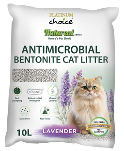 Platinum Choice Natureal Antimicrobial Bentonite Cat Litter 10L Range
