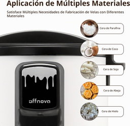 Fundidor de cera para fabricación de velas. GRANDE.