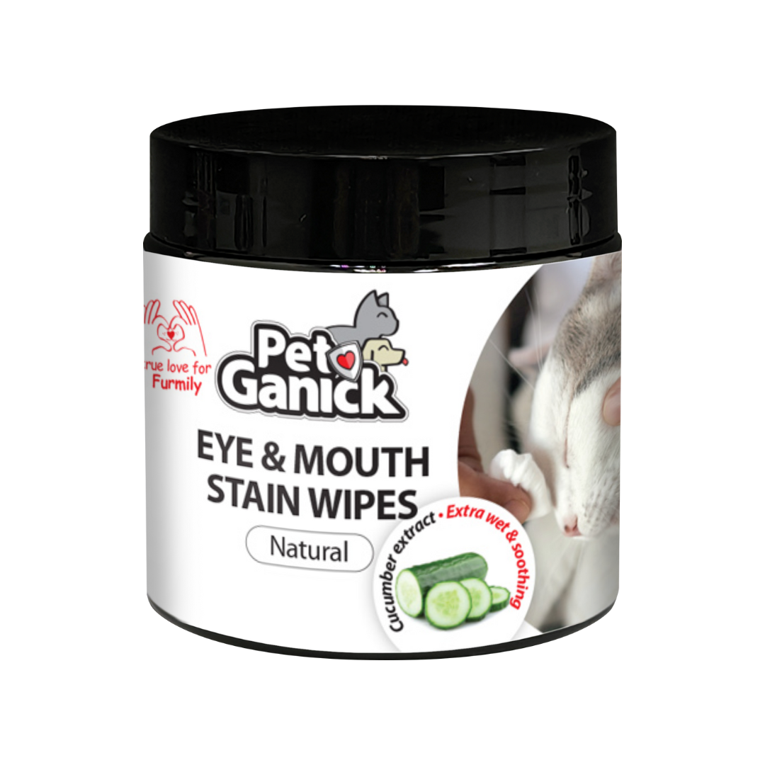 Pet Ganick Eye & Mouth Stain Wipes_1