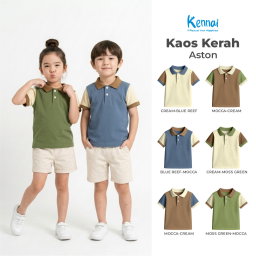 KAOS KERAH ASTON POLOS