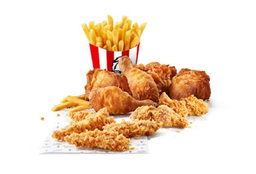 5 variety zinger strips feast 