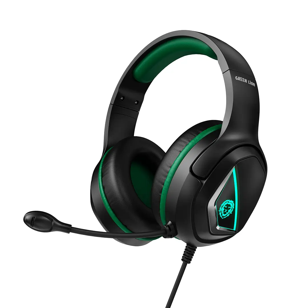 Green Lion Runner Wired Gaming Headphone - Blue_0