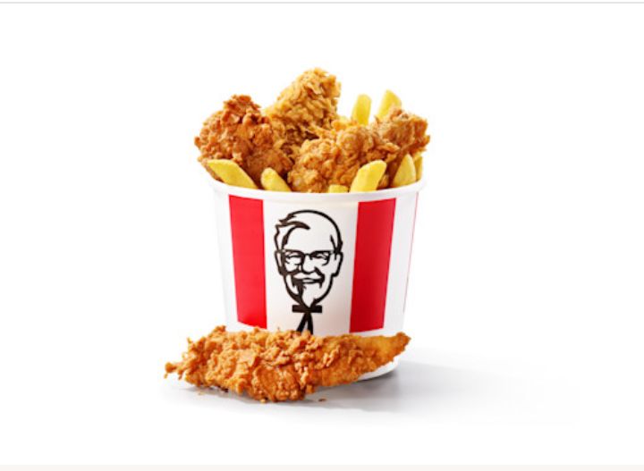 Bucket for 1 strips & wings 