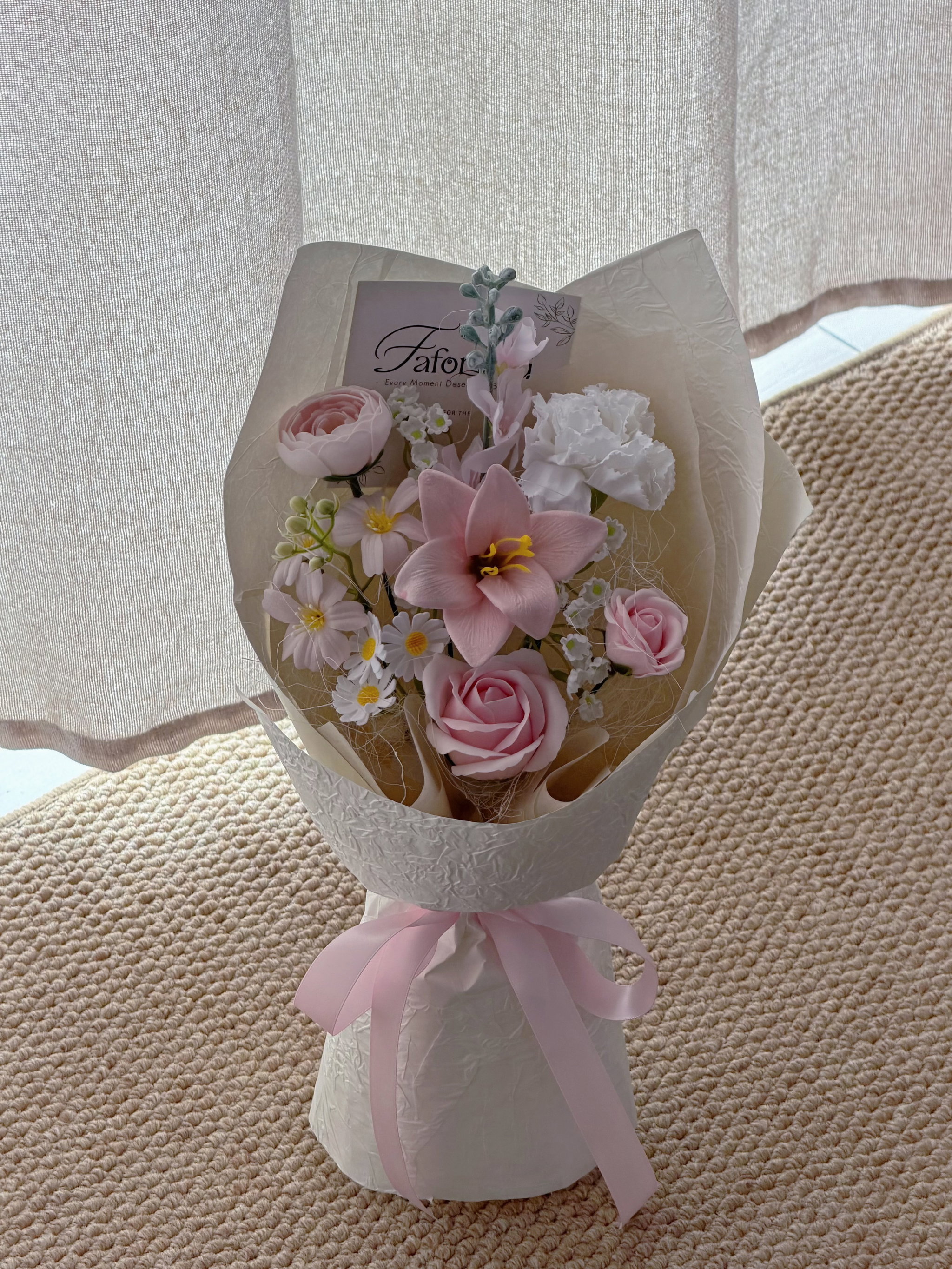 Lily Soap Flower Mixed Bouquet _2