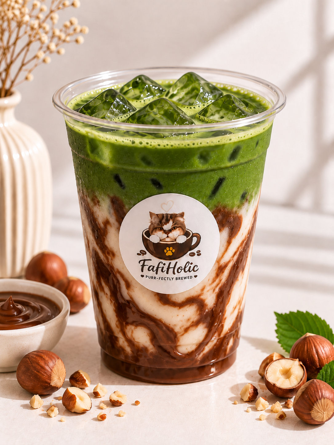 Iced Hazelnut Matcha (14oz)_0