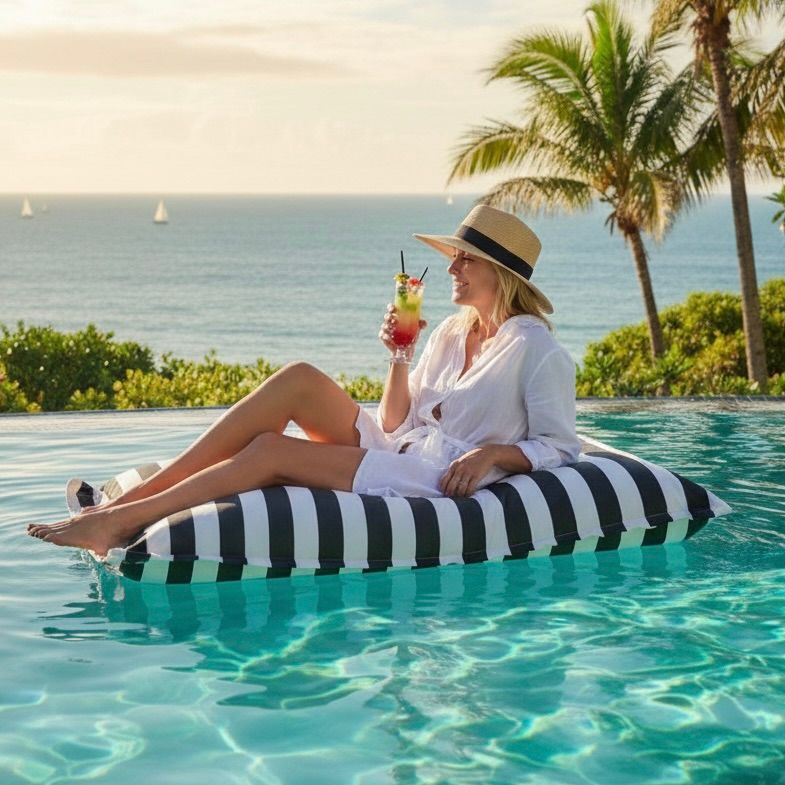 UV-Treated Pool Beanbag