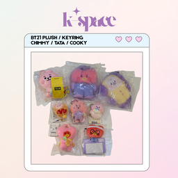 BT21 PLUSH / KEYRING - CHIMMY / TATA / COOKY
