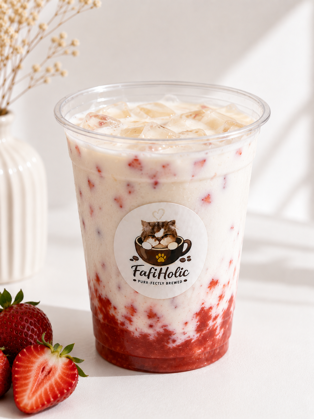 Iced Fresh Strawberry (14oz)_0