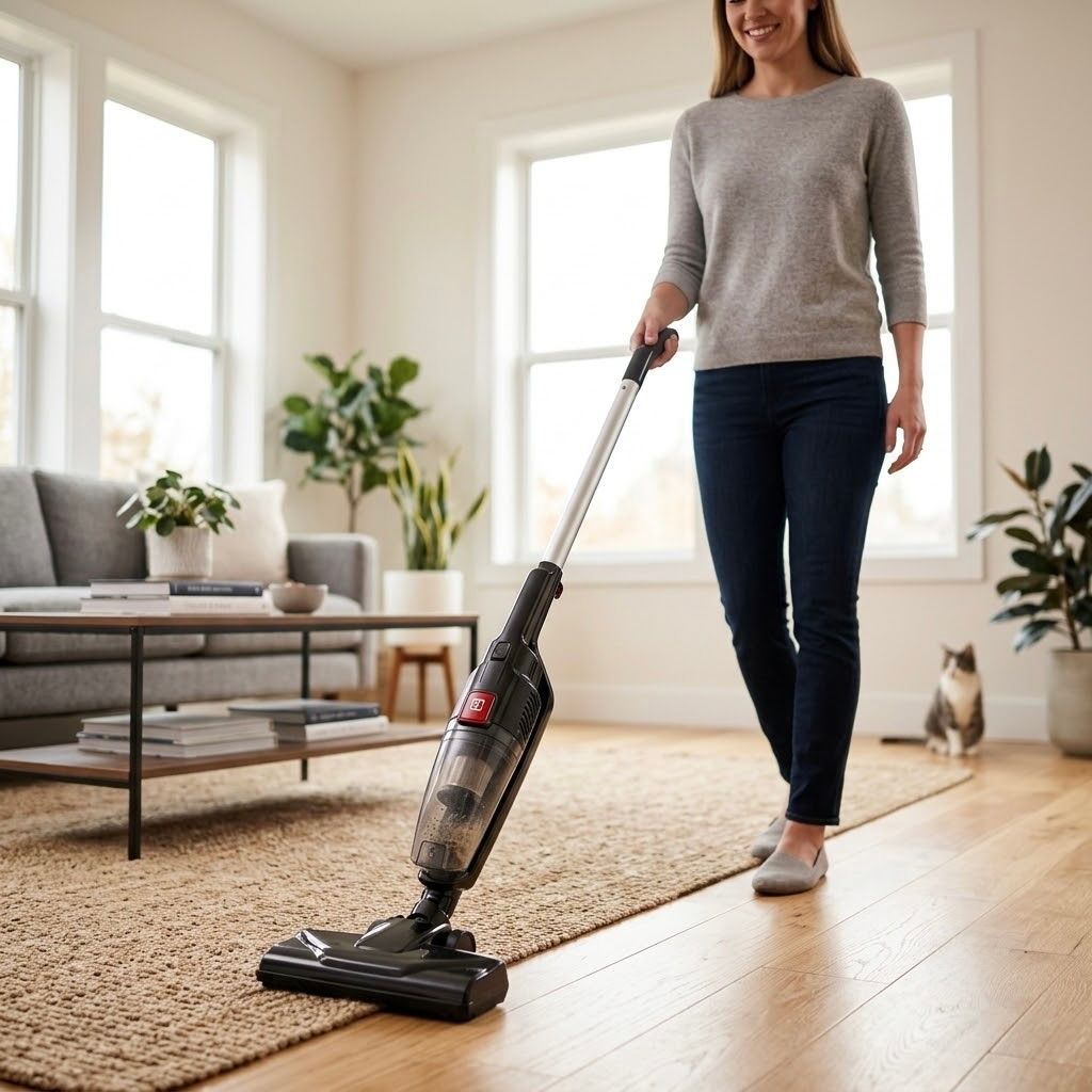 600W 3-in-1 Vacuum Cleaner with Mop Attachment