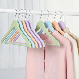20x Luxury Pastel Wooden Hangers