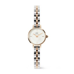 Ladies Rose Gold/Silver Petite Mini Arch 3-Link Watch