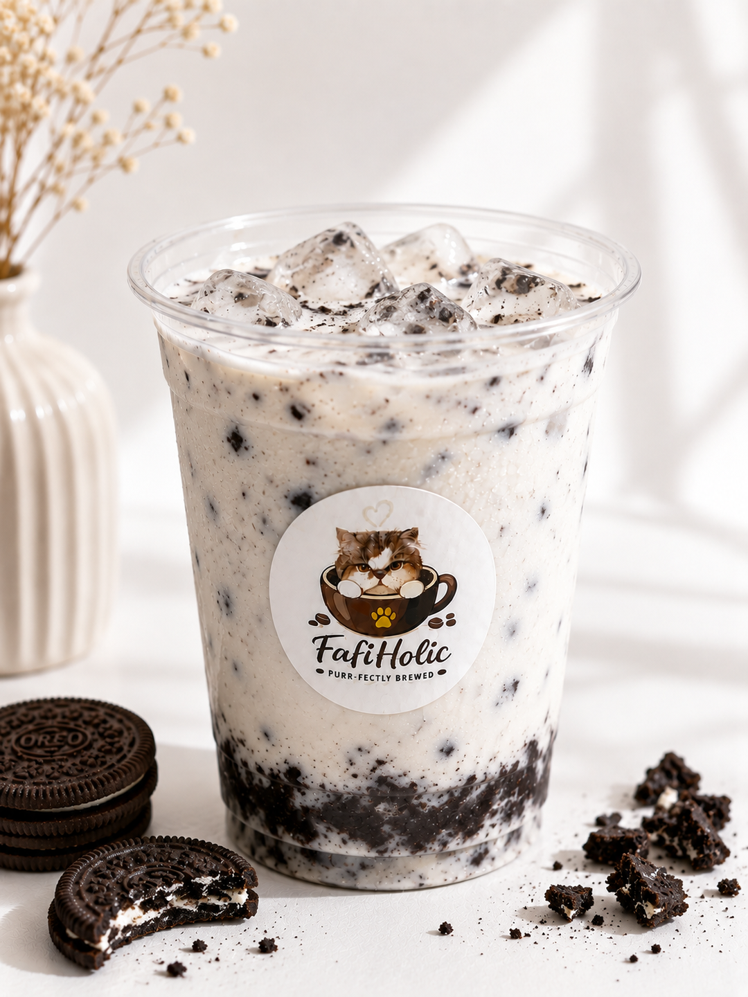 Iced Oreo Fresh Milk (14oz)