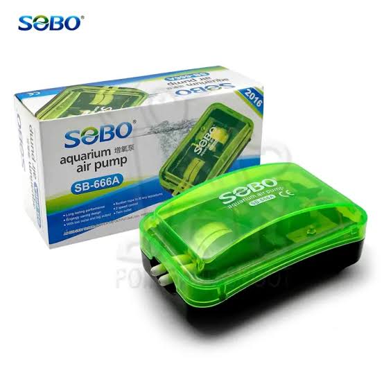 SOBO Aquarium Air Pump - Green_2