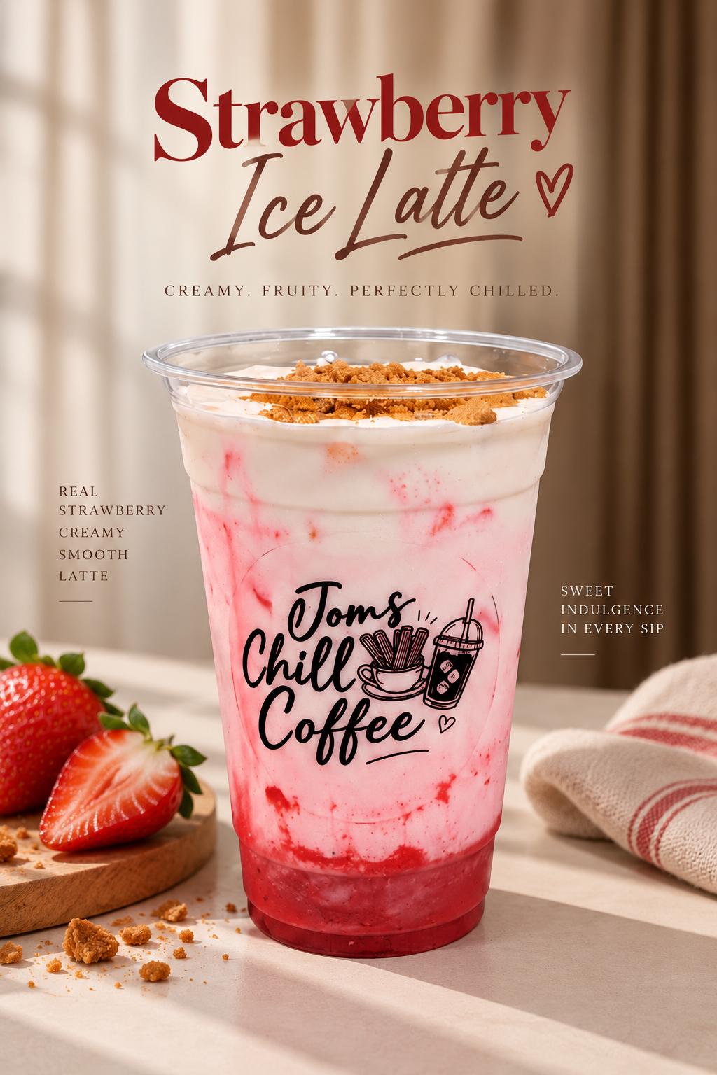 Strawberry Ice Latte