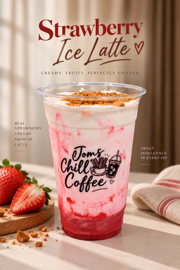 Strawberry Ice Latte