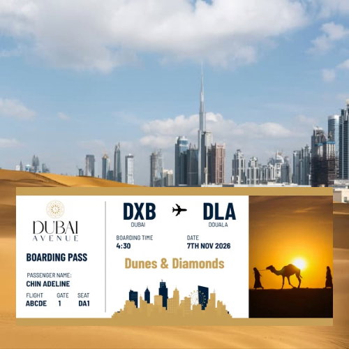Dunes And Diamonds Boarding Pass 