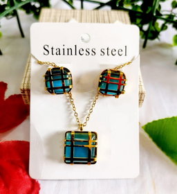 Complet chaînes/ boucles d'oreilles 