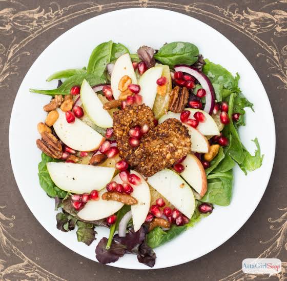 Deep Fry Brie Salad