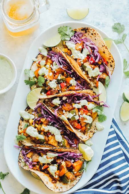Veggie Tacos with Seasonal Avocado