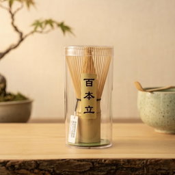 Traditional bamboo matcha whisk-100