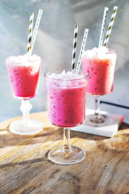 Iced Pink Milk