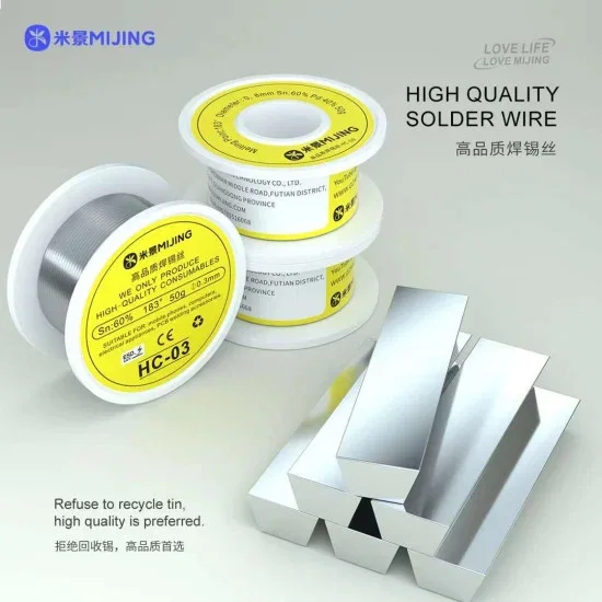  MIJING HIGH QUALITY SOLDER WIRE HC 0.5MM/ 0.8MM/ 0.3MM_0