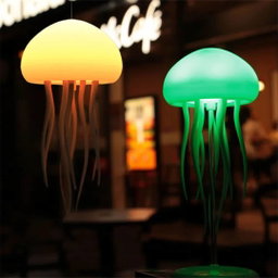 LED jellyfish table lamp