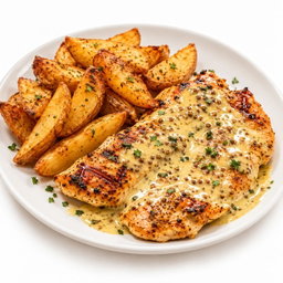 Pollo a la mostaza c/rústicas