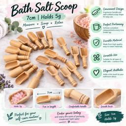 Bath Salt Scoop - 7cm | ±5g