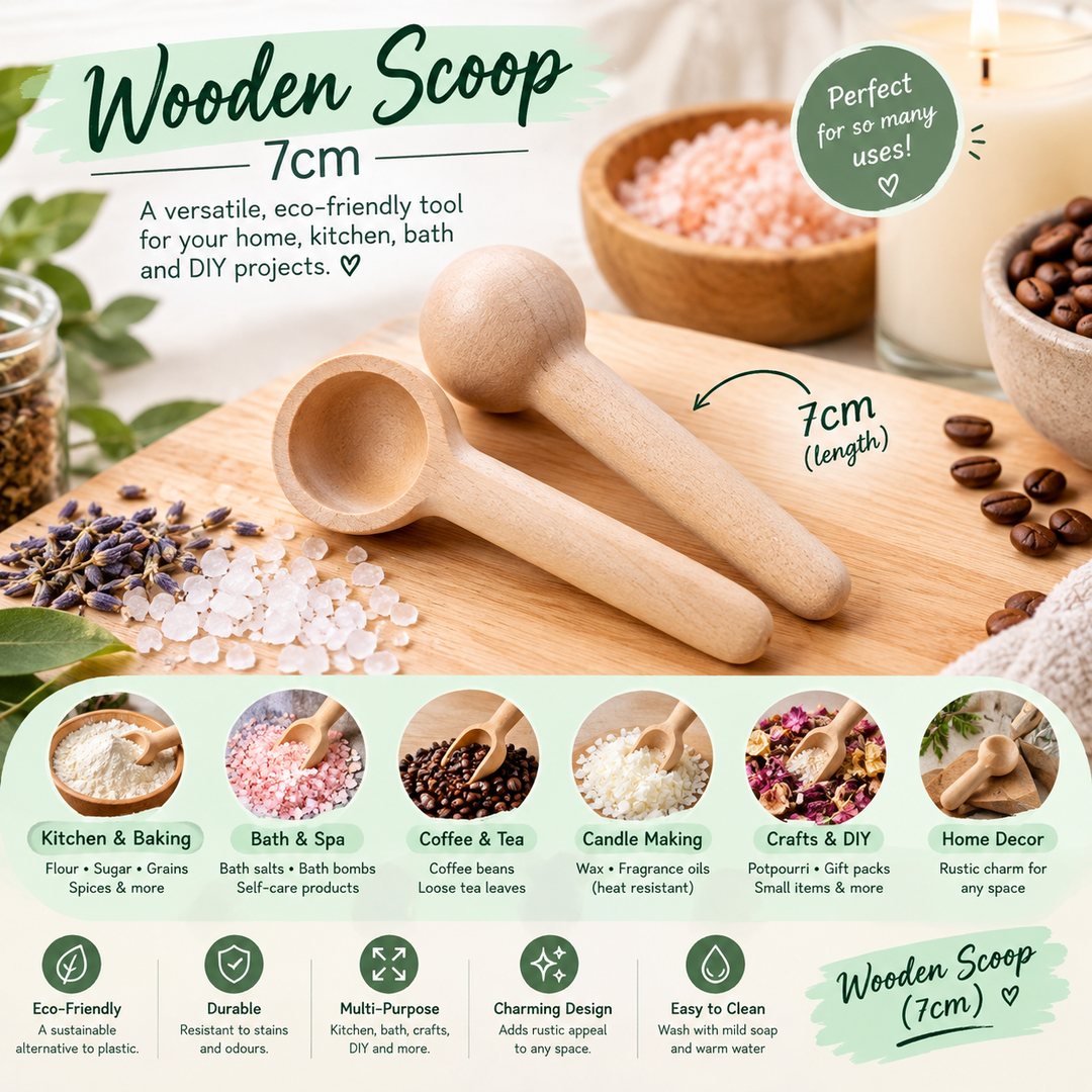 Wooden Scoop – 7cm