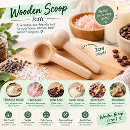Wooden Scoop – 7cm
