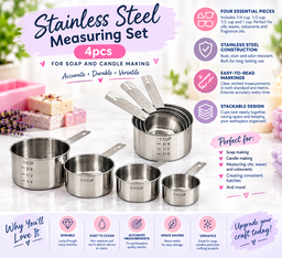 Stainless Steel Measuring Set – 4pcs