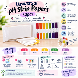 Universal PH Strip Papers – 80pcs