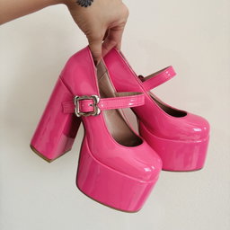 Tacones Mary Jane rosados NUEVOS