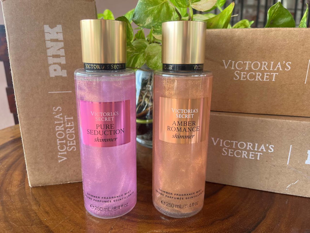 Splash Pure Seduction shimmer + Splash Amber Romance shimmer